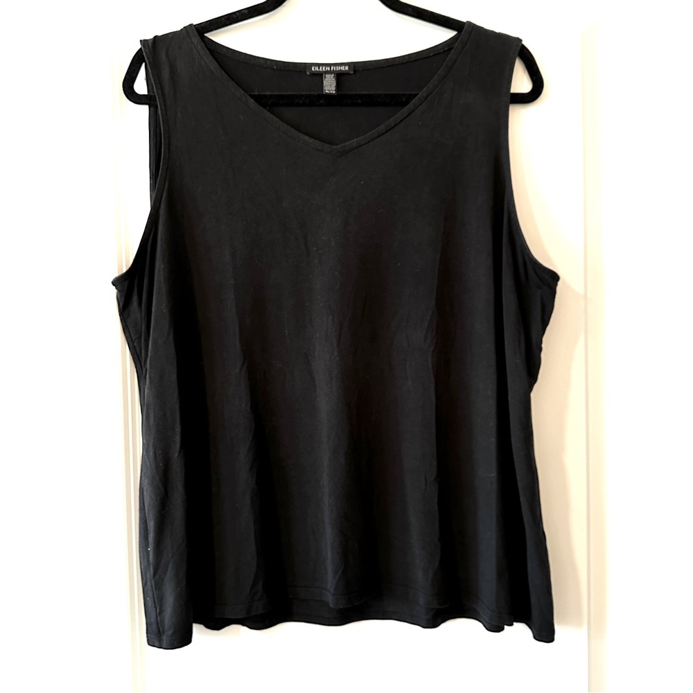 Eileen Fisher Black Tank Top - Size XL